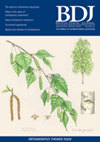 BRITISH DENTAL JOURNAL雜志封面
